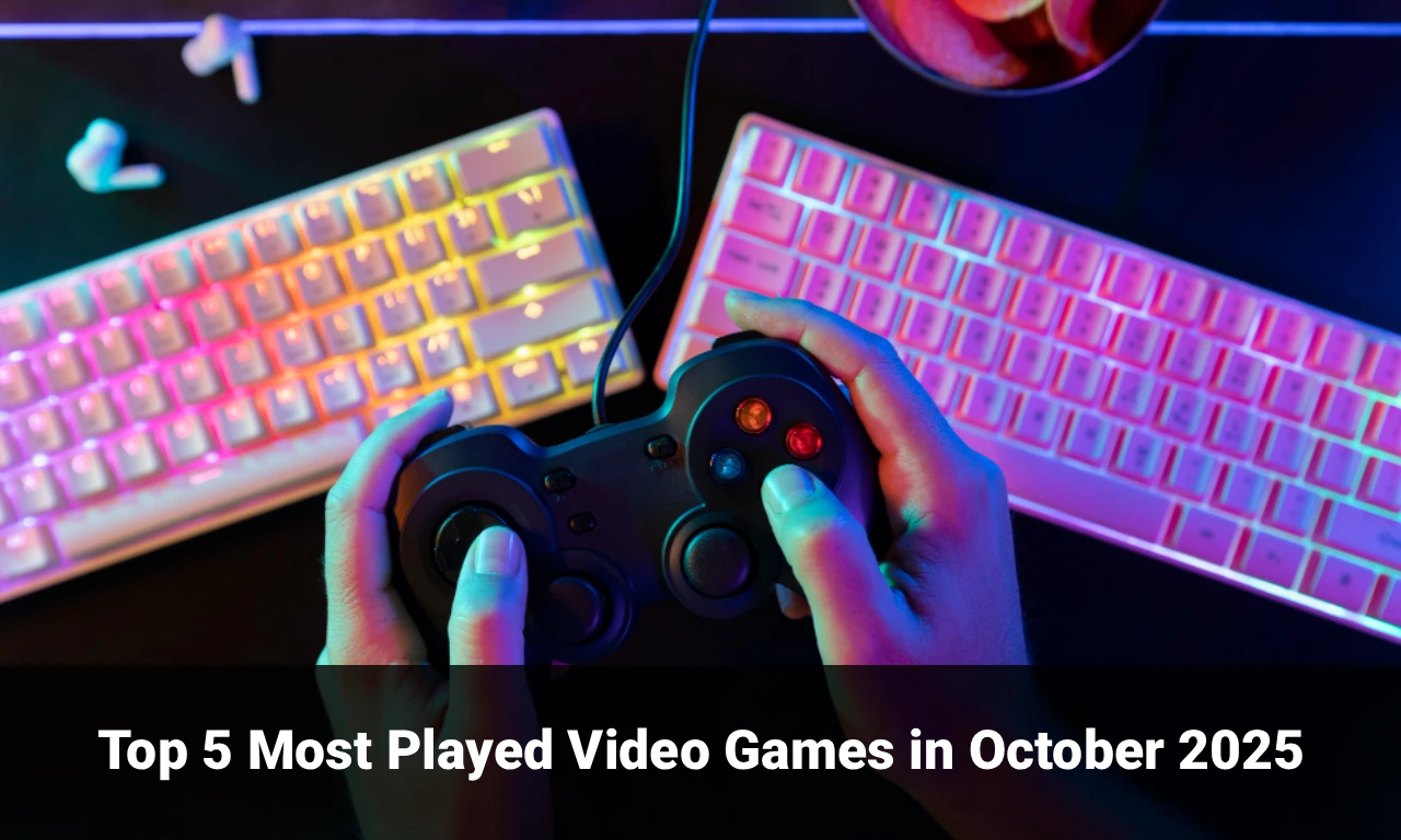 Top 5 Most Played Video Games in October 2025: A Player Count Breakdown