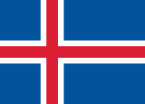 Flag of  Iceland