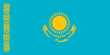 Flag of  Kazakhstan