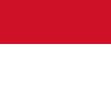 Flag of  Monaco