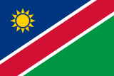 Flag of  Namibia