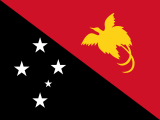 Flag of  Papua New Guinea