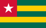 Flag of  Togo