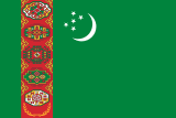 Flag of  Turkmenistan