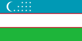 Flag of  Uzbekistan