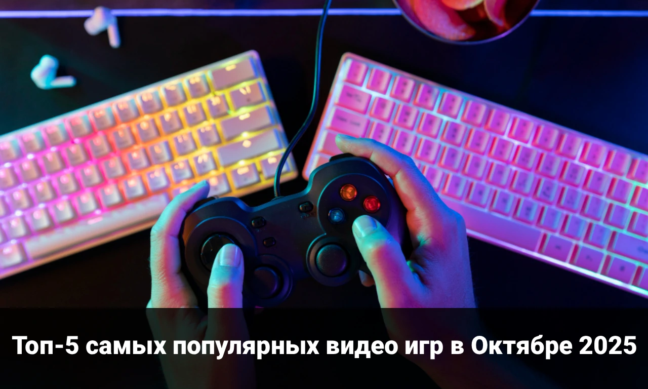 Топ-5 самых популярных видеоигр в октябре 2025 года: Анализ количества игроков
