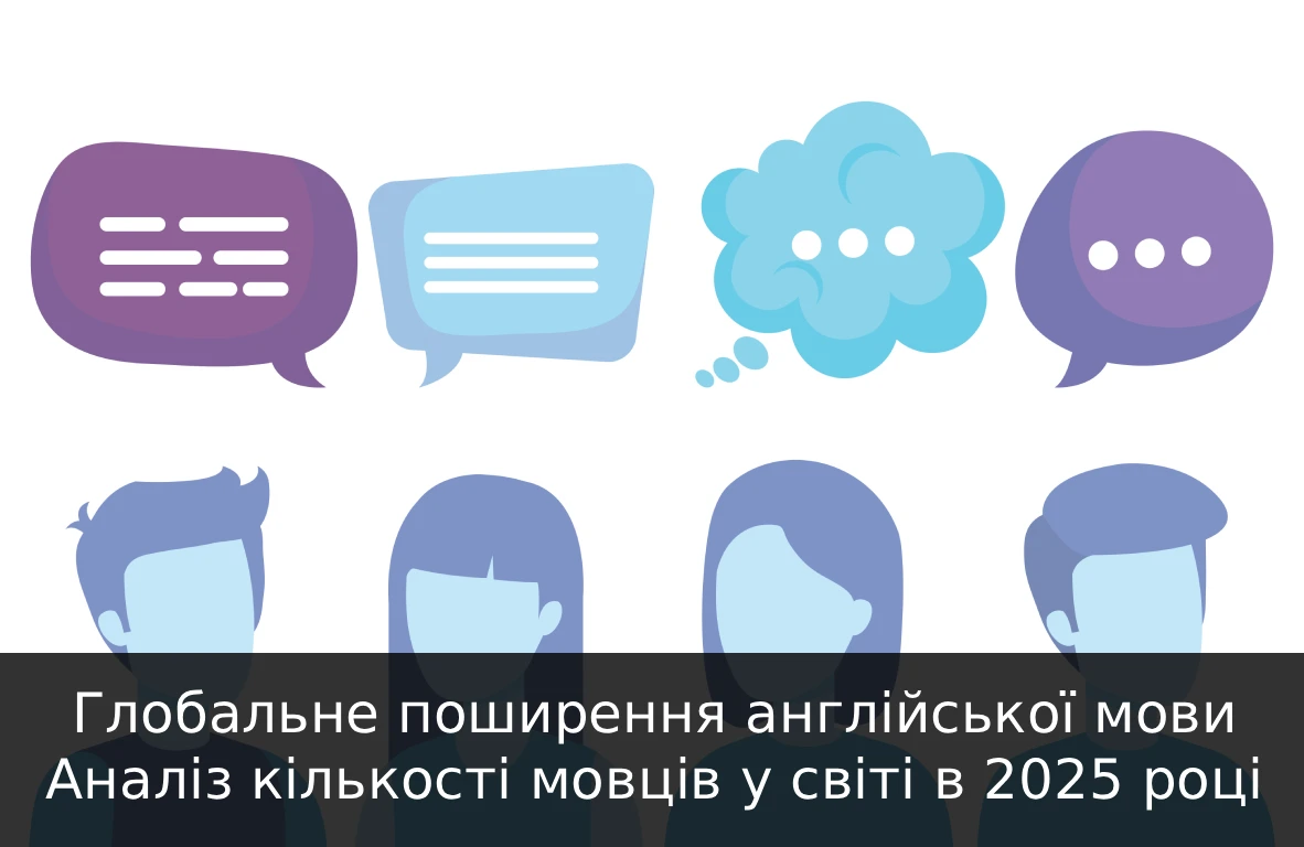 Глобальне поширення англійської мови: Аналіз кількості мовців у світі в 2025 році